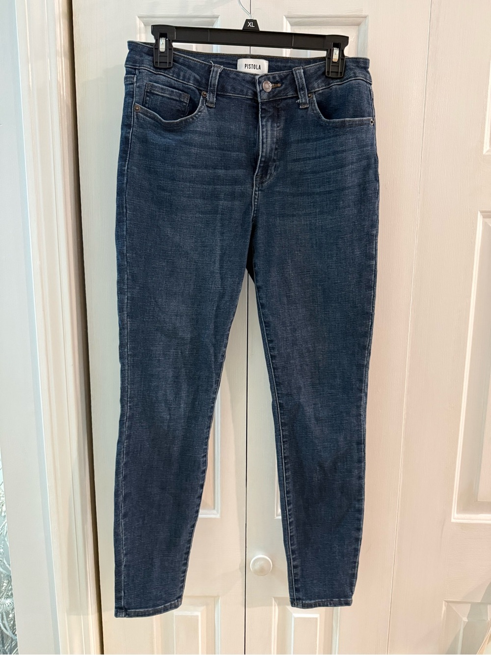 Pistola Women’s Dark Blue Skinny Jeans waist 29”